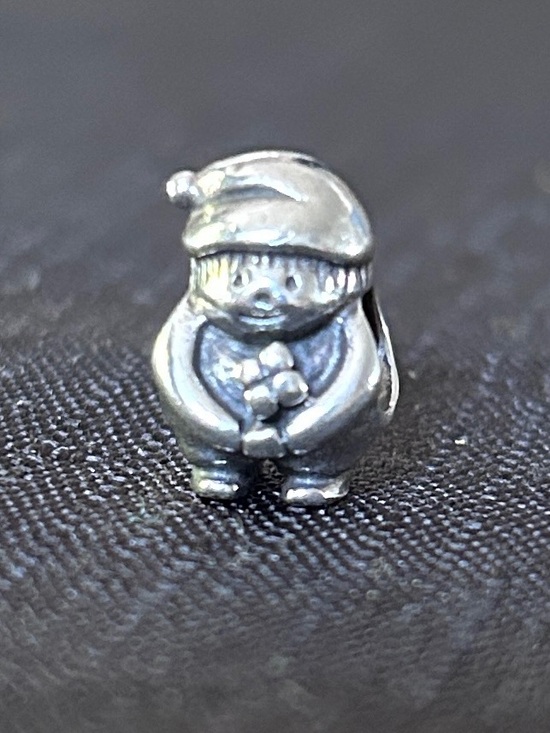 Pandora Jewelry - Pandora Authentic Retired Elfin Garden Gnome 790416 - Silver Bracelet Charm